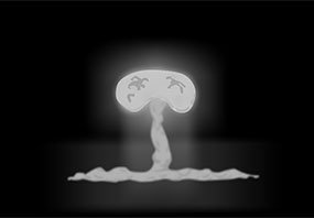 原子弹爆炸烟雾flash动画